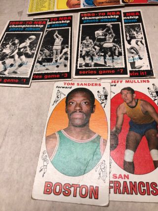 15 Diff 1969 - 70 1970 - 71 Topps Basketball Stars Hall Of Famers Fair Good Ave 4