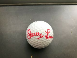 Jerry Lewis Signed Golf Ball