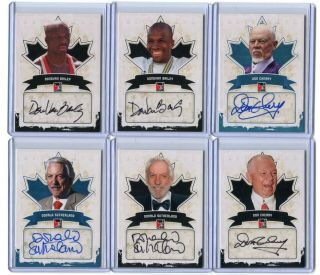 2011 In The Game Canadiana Autographs Ads1 Donald Sutherland