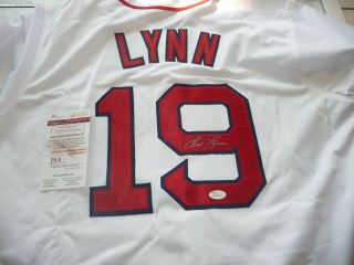Fred Lynn Autograph/auto Jersey Boston Red Sox Jsa Authentic
