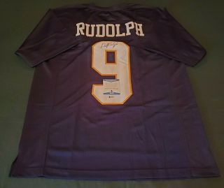 Kyle Rudolph Notre Dame Signed Jersey Bas Beckett 100 Authentic Auto