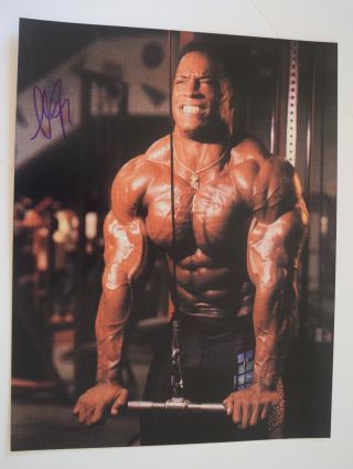Shawn Ray Signed Autographed 11x14 Photo Bodybuilder Powerlifting Vd