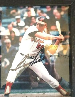 Baltimore Oriole Great - BOOG POWELL - Autographed Photo 8x10 - MVP 1970 2