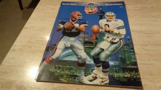 8/12/95 Nfl American Bowl Dallas Cowboys Vs Buffalo Bills Program - Toronto