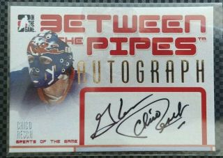 2006 - 07 Itg Between The Pipes Chico Resch Autograph A - Cr
