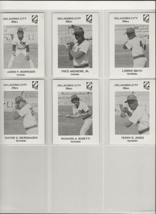 1976 Oklahoma City 89ers minor league set (w/ Lonnie Smith,  Willie Hernandez) 3