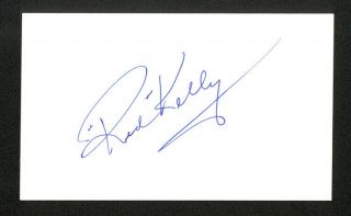 Red Kelly Hof Detroit Red Wings Hand Signed Autograph Auto 3x5 Index Card