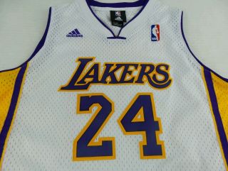 Vintage Adidas Los Angeles Lakers Kobe Bryant Basketball Jersey SizeYouth L14 - 16 3