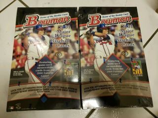 2001 Bowman Baseball Hobby Box Pujols Rookie