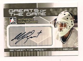 2009/10 In The Game Auto Mike Liut St.  Louis Blues