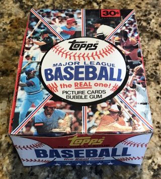 1981 Topps Baseball Wax Box Packs Valenzuela Rookie Baines Raines Mlb 2