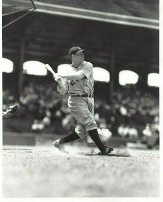 Lou Gehrig George Brace 8x10 B&w Photo York Yankees Hofer