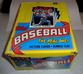 1986 Topps Baseball Wax Box 36 Packs