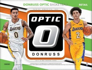 Donruss Optic 2017 - 18 Basketball Factory (20 Pack) Retail Box
