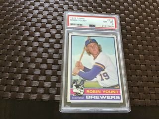 1976 Topps Robin Yount - Psa 8 - Card Number 316