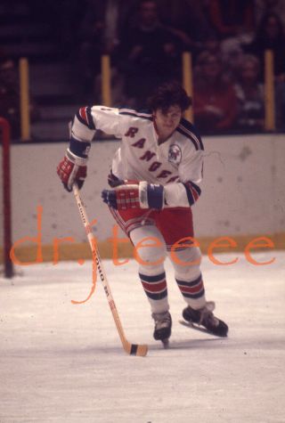 1976 Steve Vickers York Rangers - 35mm Hockey Slide