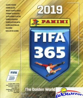 2019 Panini Fifa 365 Stickers Huge 50 Pack Factory Box - 250 Stickers