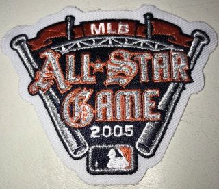 2005 Mlb All Star Game Mlb Official Sleeve Patch Detroit 3.  5” X 2.  75”