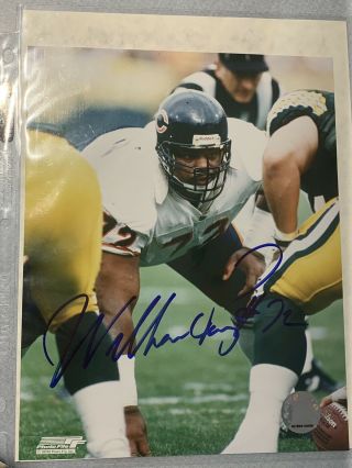 Chicago Bears Authenticated William “refridgerator” Perry Signed 8x10 Photo
