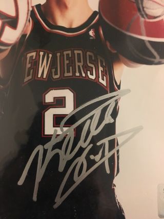 Keith Van Horn Jersey Nets Autographed/Signed 8x10 Photo NBA Utah Utes 2