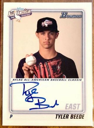 2011 Bowman Draft Picks & Prospects 141/225 Aflac - Tb Tyler Beede Auto Rookie Rc