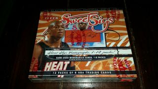 2004 - 05 Fleer Sweet Sigs Nba Basketball Hobby Box Lebron James Vince Shaq Duncan