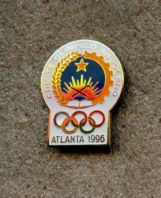 Noc Angola 1996 Atlanta Olympic Games Pin Enamel