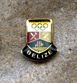 Noc Belize 1996 Atlanta Olympic Games Pin