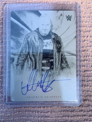 Alexander Wolfe 2019 Topps Wwe Undisputed Autograph Auto 1/1 Ssp