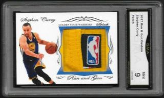 2017 Stephen Curry Logoman Tag Patch 9 Card Hot