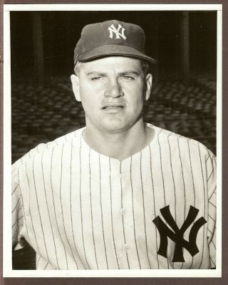 1950s Press Photo Bob Turley Of The York Yankees Portrait Style Image
