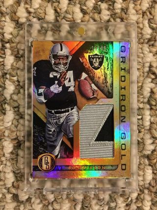 Bo Jackson 2018 Gold Standard 2 Color Patch Jersey Relic Card 19/49 L.  A.  Raiders