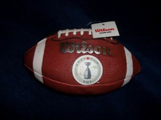 Mini Wilson Cfl Canadian Football League Grey Cup 101th Ball Saskatchewan