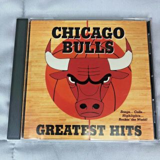 Chicago Bulls Greatest Hits Music Cd 1996 Various Artists Highlights Basketball
