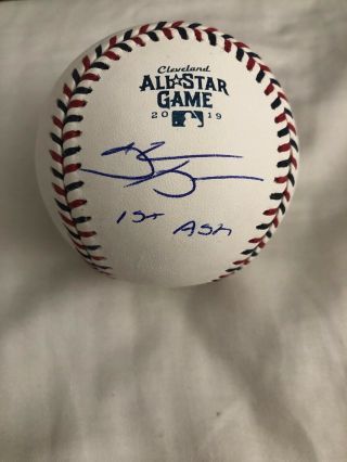 Shane Greene Detroit Tigers Autographed 2019 All Star Baseball With Inscription