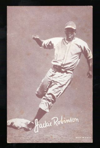 1947 - 66 Exhibits Jackie Robinson Ex Brooklyn Dodgers Hof