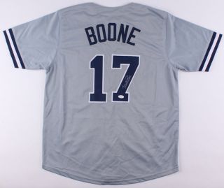 Aaron Boone Signed York Yankees Road Jersey (jsa) Yankee Manager
