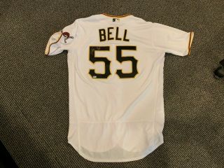 Josh Bell Pittsburgh Pirates Signed Cool Base Jersey Mlb Authenticated