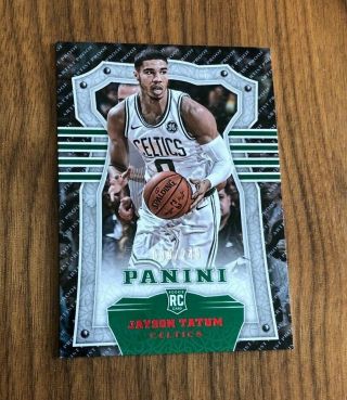 2017 - 18 Panini Jayson Tatum 286 Rc Boston Celtics Rookie Card Red Sp 039/249