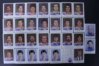 1981 - 82 Red Rooster Edmonton Oilers Hockey Set 1719