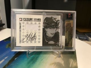 Sidney Crosby Rc Auto Jersey 34/40 Rookie Autograph 2005 Future Stars Ultimate
