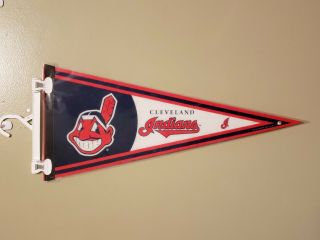 Cleveland Indians Chief Wahoo Mlb Felt Pennant With Holder 222019