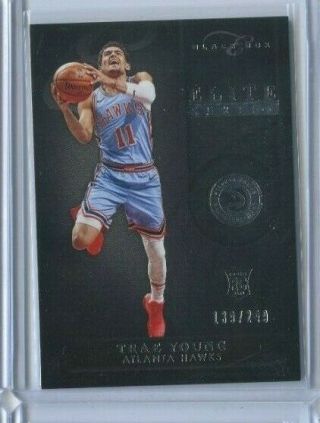 Trae Young 138/249 Elite Black Rc 2018 19 Chronicles