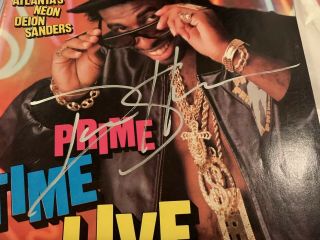 Deion Sanders Autographed Signed Sports Illustrated Signed In Person Cowboys