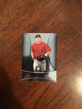 2010 Bowman Platinum Prospects Mike Trout Pp5 Baseball Card
