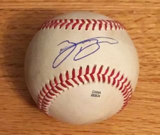 Bo Bichette Toronto Blue Jays Signed Autograph Game El Milb Baseball