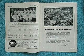1954 SWEET SIXTEEN KENTUCKY HIGH SCHOOL BASKETBALL STATE TOURNAMENT PROGRAM 2