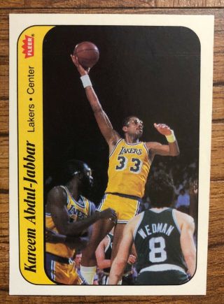 1986 - 1987 Fleer Basketball Complete Sticker Set Michael Jordan Rookie 4
