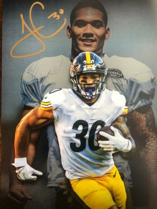 James Conner Autographed Signed 8x10 Photo Pittsburgh Steelers