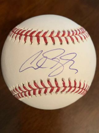 Alex Gordon Autographed Baseball Romlb Kansas City Royals